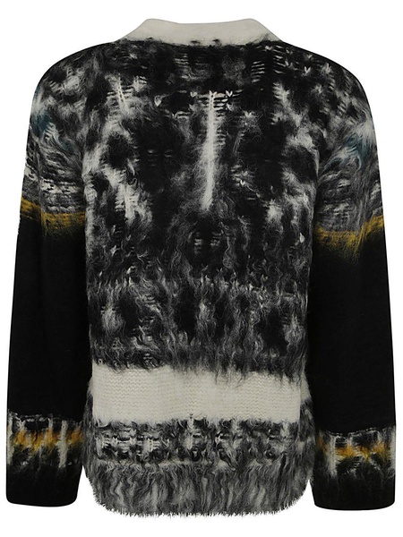 Sacai Pattern Knit Cardigan Clothing