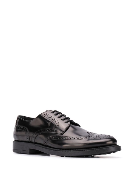 lace-up high-shine brogues