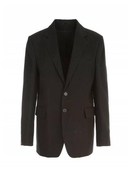 Palomar Ann Demeulemeester Man`s black cotton jacket