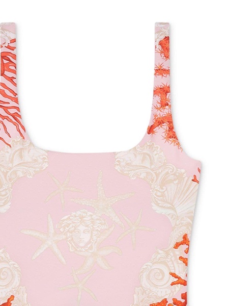 Versace Swim One-Piece Corals Print Clothing