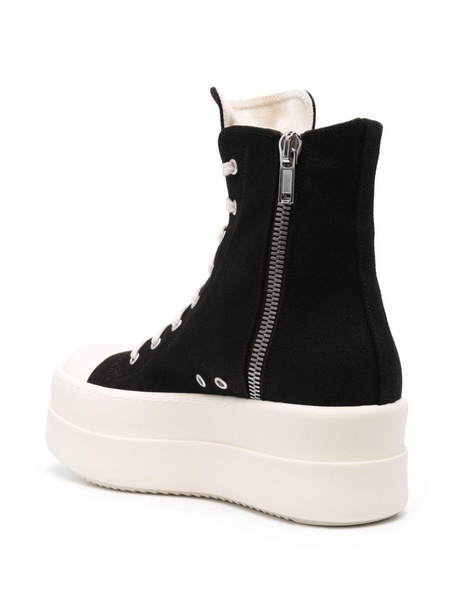 Rick Owens Drkshdw Double Bumpers Denim Sneakers Shoes