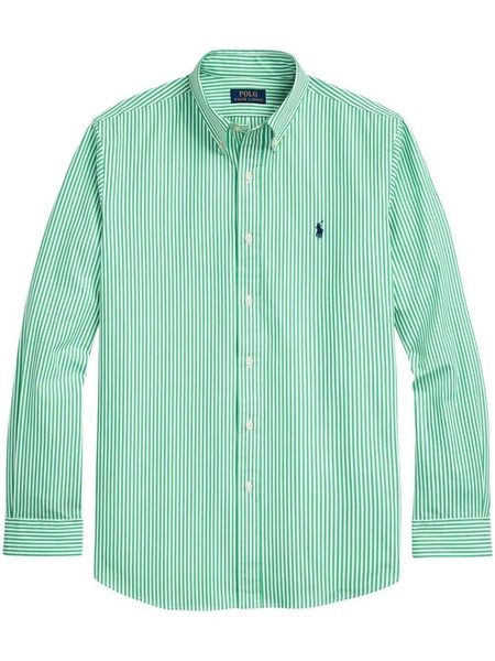 Slim Fit Sport Shirt - 007 4655t Summer Emerald White / S