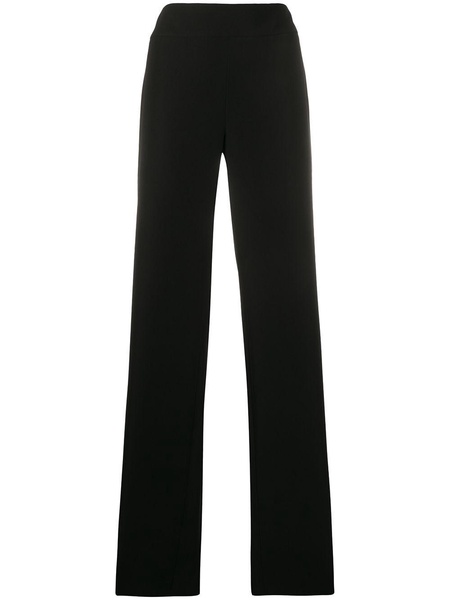 high-waisted wide leg trousers