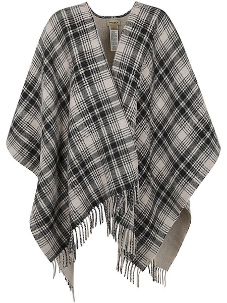 Plaid Logo Cape