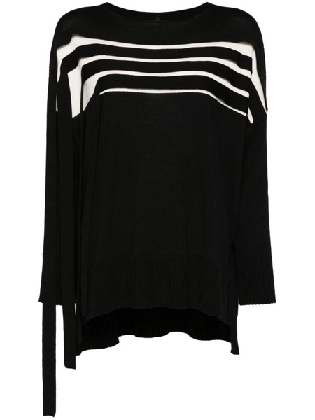 PULL STRIPES FRINGES