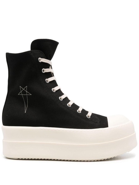 Rick Owens Drkshdw Double Bumpers Denim Sneakers Shoes