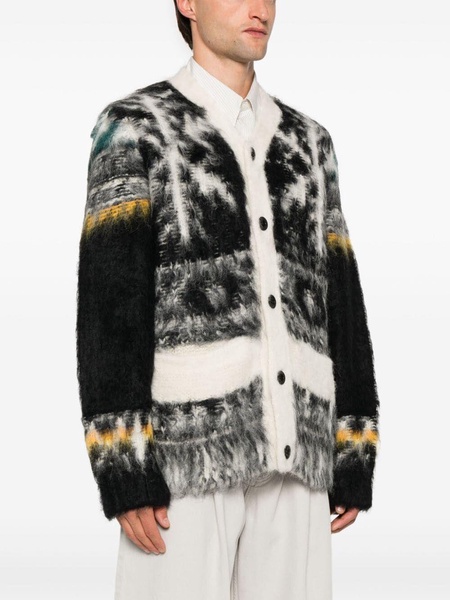 Sacai Pattern Knit Cardigan Clothing