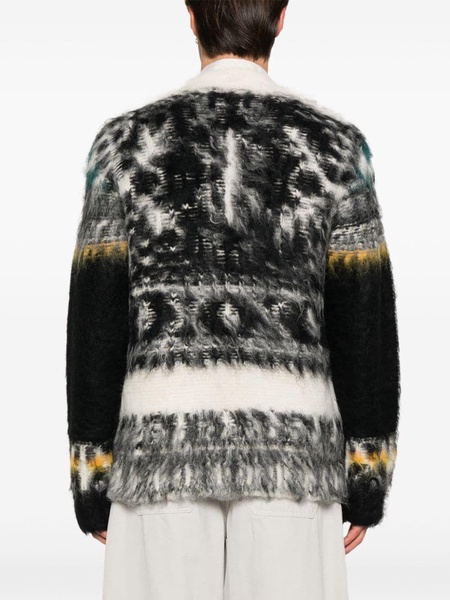 Sacai Pattern Knit Cardigan Clothing