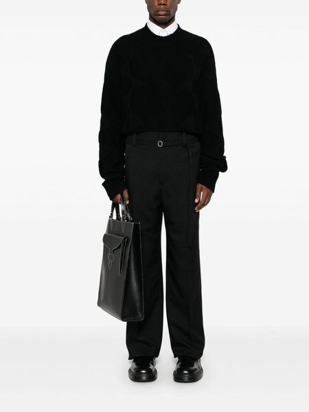 Jil Sander	Straight-Leg Belted Tailored Trousers