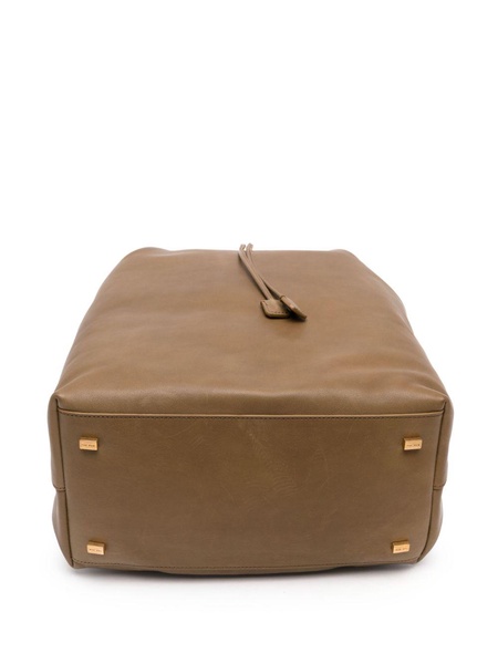 Brown 11 Leather Backpack