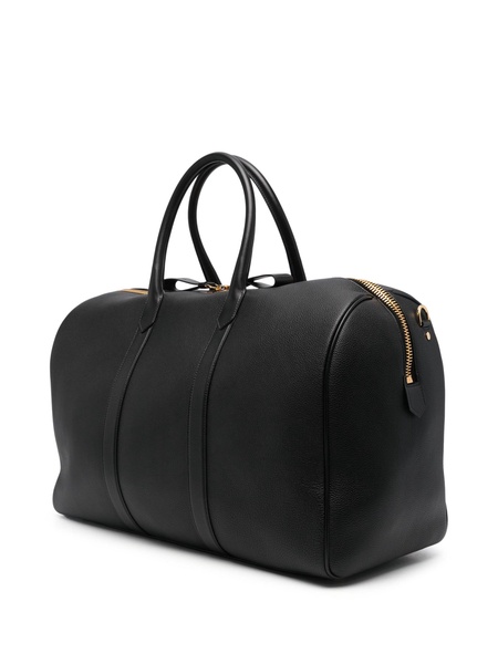 Black Logo-Applique Travel Bag