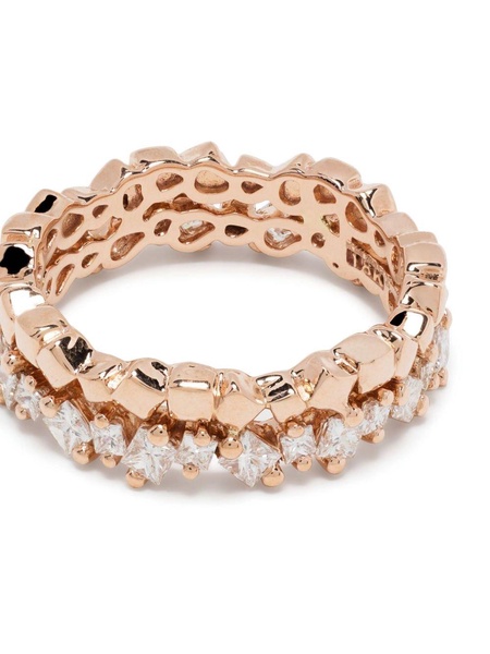 18K Rose Gold Mini Diamond Eternity Ring