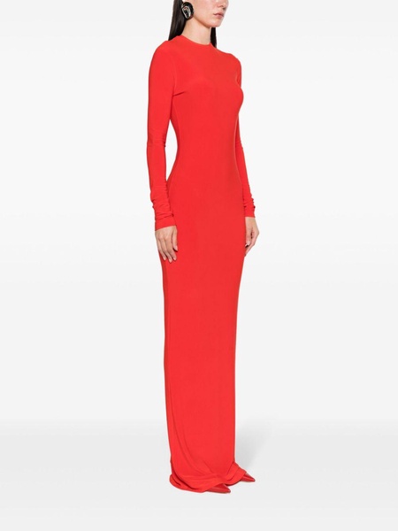 Red Jersey Maxi Dress