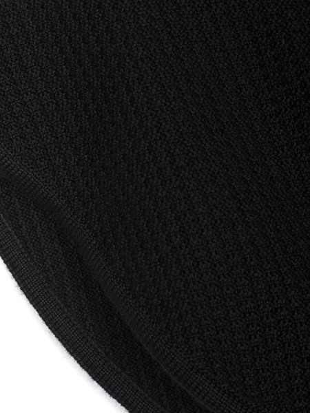 black buttoned balaclava