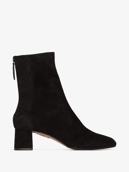 black Saint Honoré 50 suede ankle boots