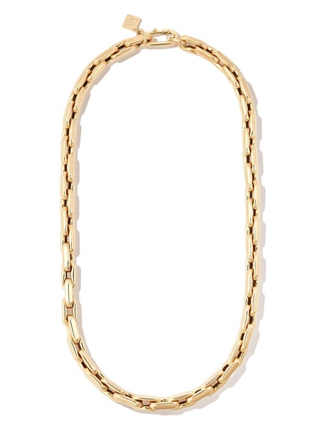 14K yellow gold small chain necklace