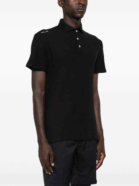 logo-print polo shirt