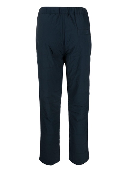 Blue Insulated Straight-Leg Trousers