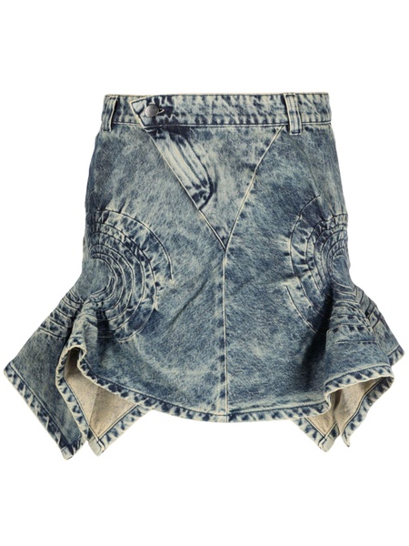 Blue Drift Denim Mini Skirt