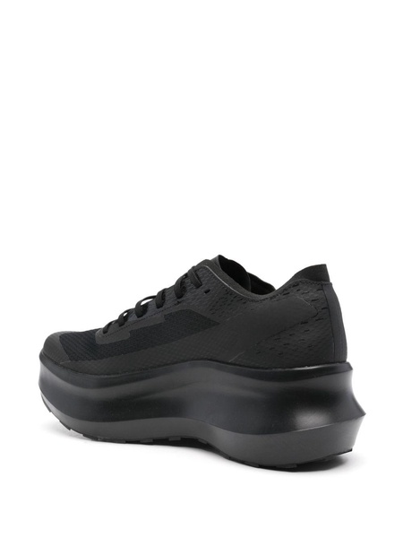 X Salomon Black Phantasm Platform Sneakers