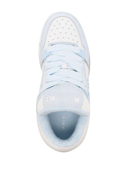 Blue MA-1 Panelled Sneakers