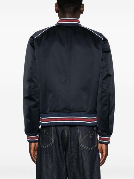 Logo-Appliqué Bomber Jacket