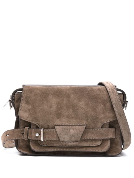 Beacon suede cross body bag