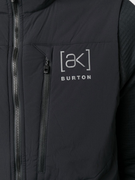 Black Helium Logo Print Gilet