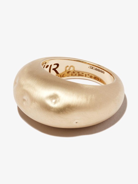 14K yellow gold Bubble Broken small ring