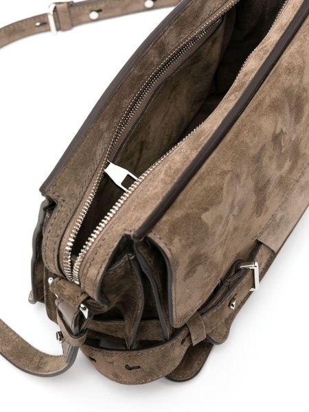 Beacon suede cross body bag