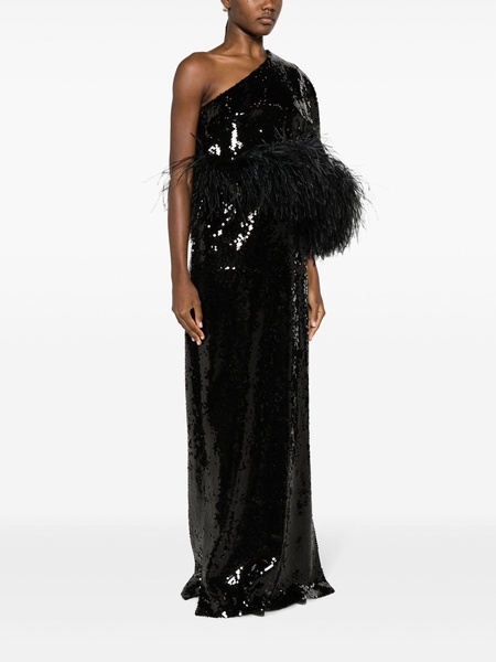 Black Alder Sequin-Embellished Gown