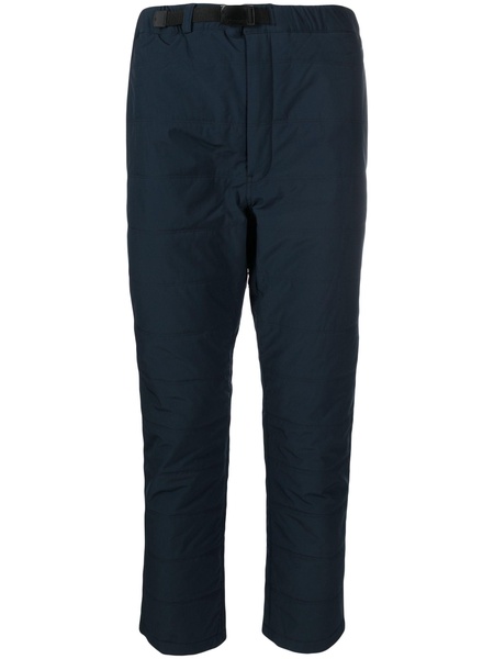 Blue Insulated Straight-Leg Trousers