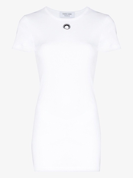 fine-ribbed organic cotton T-shirt dress