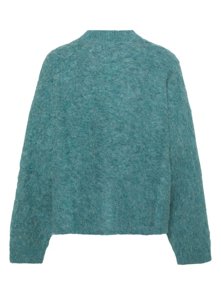 floral-intarsia brushed jumper 