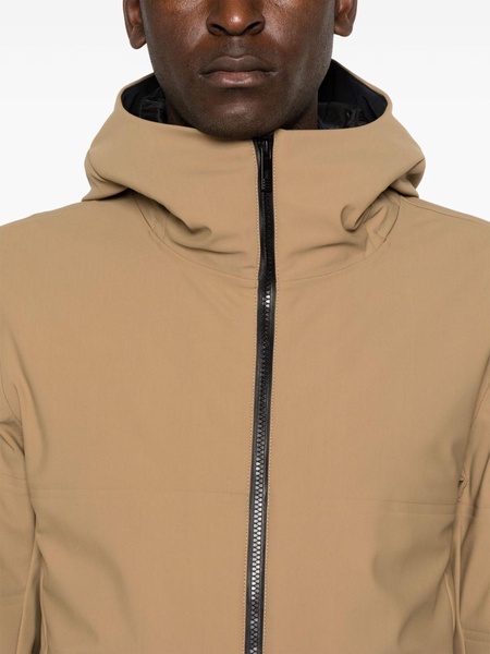 padded hooded ski jacket