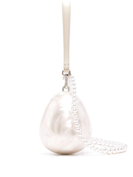 Simone Rocha Micro Egg Bag W/ Pearl Crossbody Bags