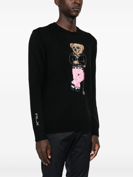 Black Polo Bear Jumper