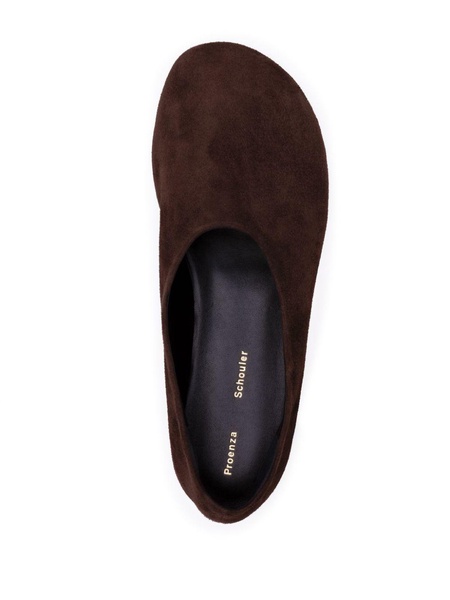 Glove suede slippers