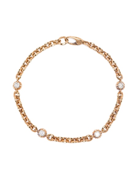 18K Yellow Gold Micro-Link Chain Bracelet