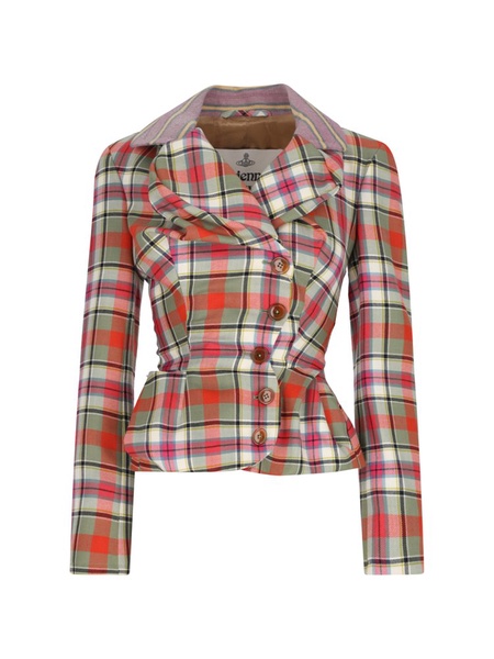 Vivienne Westwood Checked Cropped Jacket