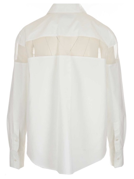 Valentino Sheer Panelled Shirt