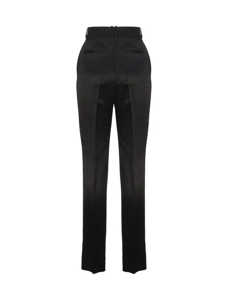 Saint Laurent High-Rise Pleated Trousers