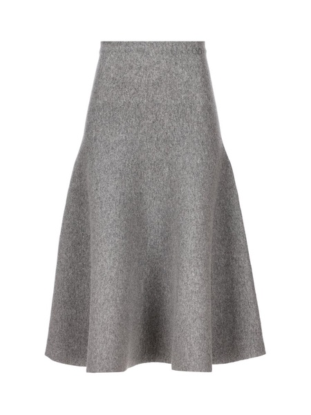 Valentino Pleated Knitted Skirt