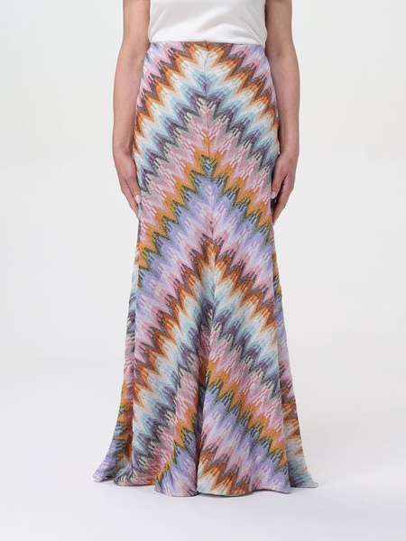 Missoni Long Flared Zigzag Skirt