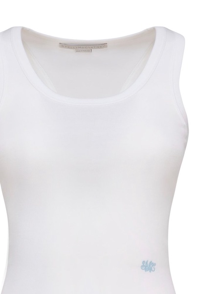 Stella Mccartney Logo Embroidered Tank Top