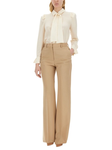 Max Mara Pussy-Bow Long-Sleeved Shirt