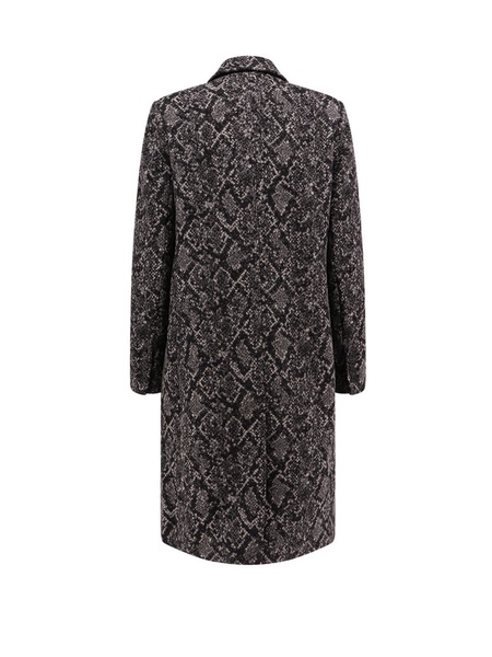 Michael Michael Kors Single Breasted Snake Jacquard Coat