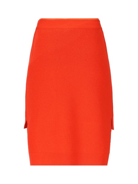 Fendi Double-Layer Short Fitted Skirt