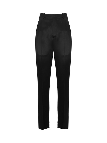 Saint Laurent High-Rise Pleated Trousers