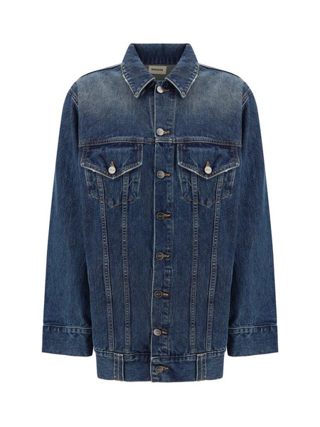 Khaite The Ross Button-Up Denim Jacket